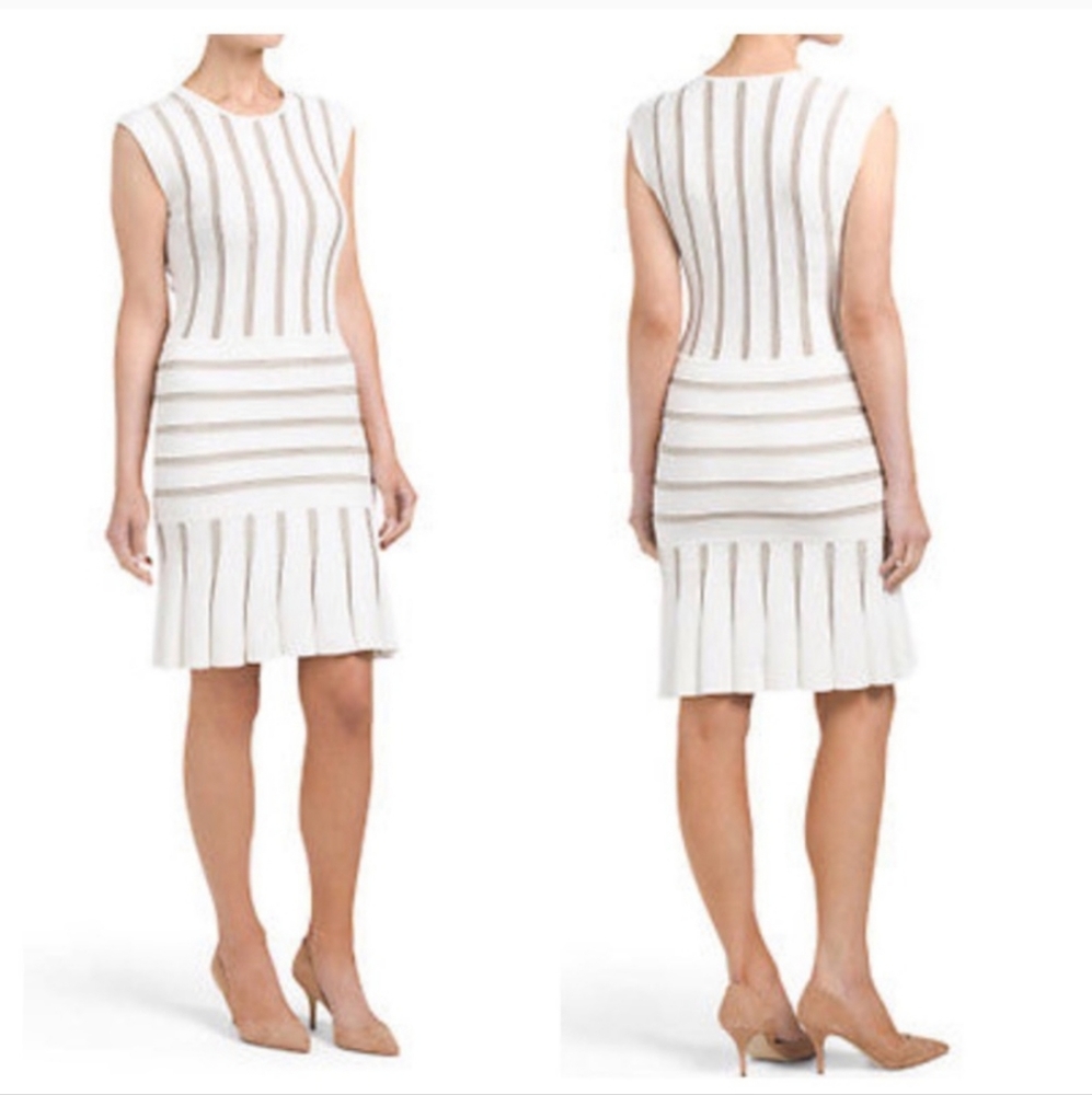 Torn by ronny kobo white dress size M